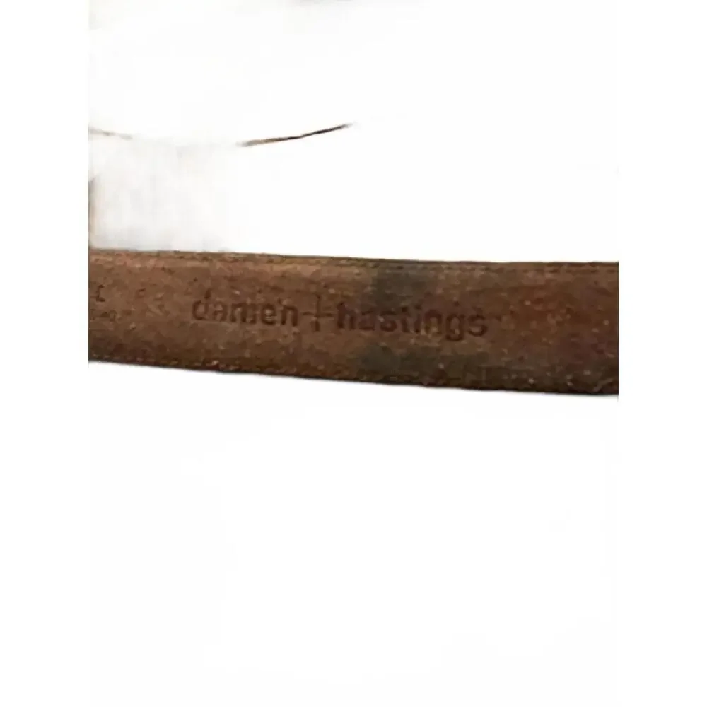 Stylish Brown Leather Belt by Damien J. Hastings